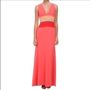 MAKE ME AN OFFER! BCBG Coral color block maxi